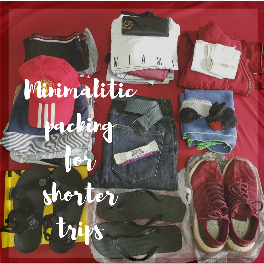 Minimalist packing for short trips!